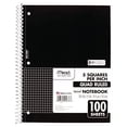 thumbnail image 1 of Cuaderno espiral Mead 1 materia papel cuad. 10-1/2 x 8 100 hojas negro, 1 of 3