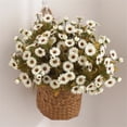 thumbnail image 5 of Artificial Daisy Flowers with Stems, 13.39 inch Fake Chamomile Bouquet, Wedding Floral Stem, Rustic Home Decor, Party Table Arrangement, Outdoor Faux Floral Spray for Vase Centerpiece, Fall Decor, 5 of 7