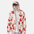 thumbnail image 2 of Balery Cute Mushroom Sudadera ligera de manga larga con capucha y protección solar UPF 50+ para hombre y mujer, ideal para pesca y running-Medium, 2 of 7