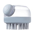 thumbnail image 1 of Peine de de mano/portátil/herramienta de lavado de silicona/cepillo de peine para el hogar gris para la cabeza Yuyangstore Peine de masaje manual, 1 of 8