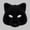 Black, variant on siminsem Unisex Half Face Animal Mask Halloween Cosplay Masquerade - Lightweight Foam Party Mask with Elastic Strap for Men Women Adults One Size Carnival Prop, Black,One Size