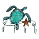 thumbnail image 1 of Estante de almacenamiento de hierro Ganchos para llaves en apariencia de tortuga 4 ganchos Ganchos de pared únicos Ganchos de animales con tornillo BLESIY Estante para llaves, 1 of 8