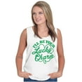 thumbnail image 4 of I'll Be Your Lucky Charm Clover Tank Top T Shirts Men Women Brisco Brands S, 4 of 5