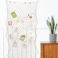 thumbnail image 5 of LOLIPPYY Fishing Net for Wall Hanging 1Pcs Light Brown 200in x 40in Cotton Rope Decorative Net, 5 of 7