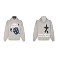 thumbnail image 1 of Sweat à Capuche Planète Cassé Tendance Américaine Imprimé Amusant de Rue plus Velours design Ample, 1 of 5