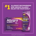 Allegra 12 Hour NonDrowsy Antihistamine Allergy Relief Medicine, 60 mg