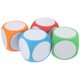 thumbnail image 1 of 4 Uds DIY dados de espuma redondeados dibujar libremente dados en blanco borrables juguete educativo, 1 of 8