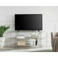 thumbnail image 6 of Evelyn&Zoe Leif Oval TV Stand for TV's up to 60" in Satin Nickel, 6 of 10