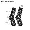 thumbnail image 2 of Honeii Pirate skulls Print Children's Colorful Socks,Unisex Kids and Toddlers' Cushioned Sock,Kids Athletic Crew Socks,for Everyday Wear and Sports, 2 of 5