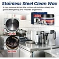 thumbnail image 4 of Stainless Steel Clean Wax, Magical Nano-Technology Stainless Steel Cleaning Paste, Stainless Steel Cleaner and Metal Polish, 3 In 1 Stainless Steel Wax Cleaner for Grease, Oven, Sink (B*2), 4 of 9