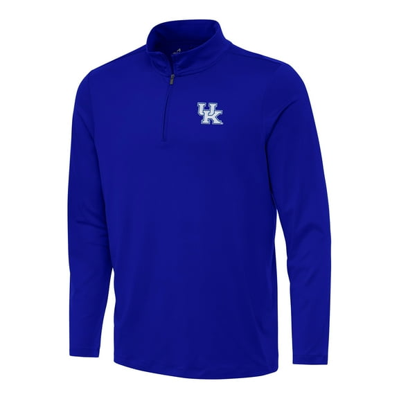 Men's Antigua Royal Kentucky Wildcats Reprocess Quarter-Zip Top