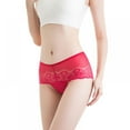 thumbnail image 2 of Xmarks Women's Period Underwear Lace Panties Middle Waisted Breathable & Soft Ladies Brief for Women, 2 of 10