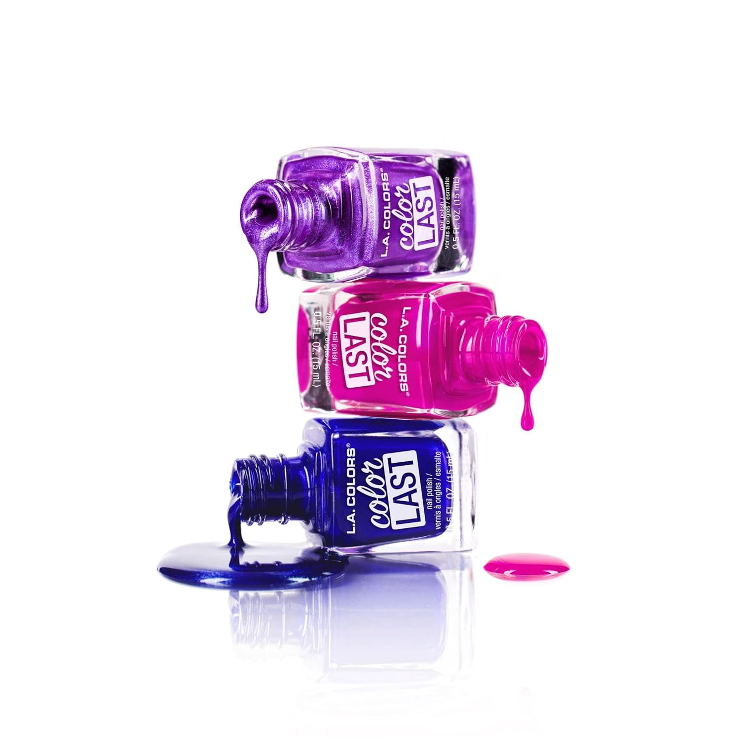 L.A. COLORS Color Last Nail Polish Memoir 0.50 Ounce