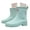 Green, variant on Women Rain Boots Insulated Lightweight Rubber Fashion Garden Shoes for Women Wide Calf