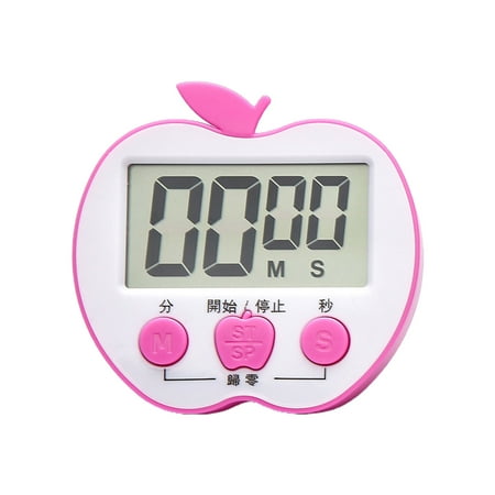 

✪ Reminder Baking Timers Large Screen Reminder Plastic Material Apples Shaped