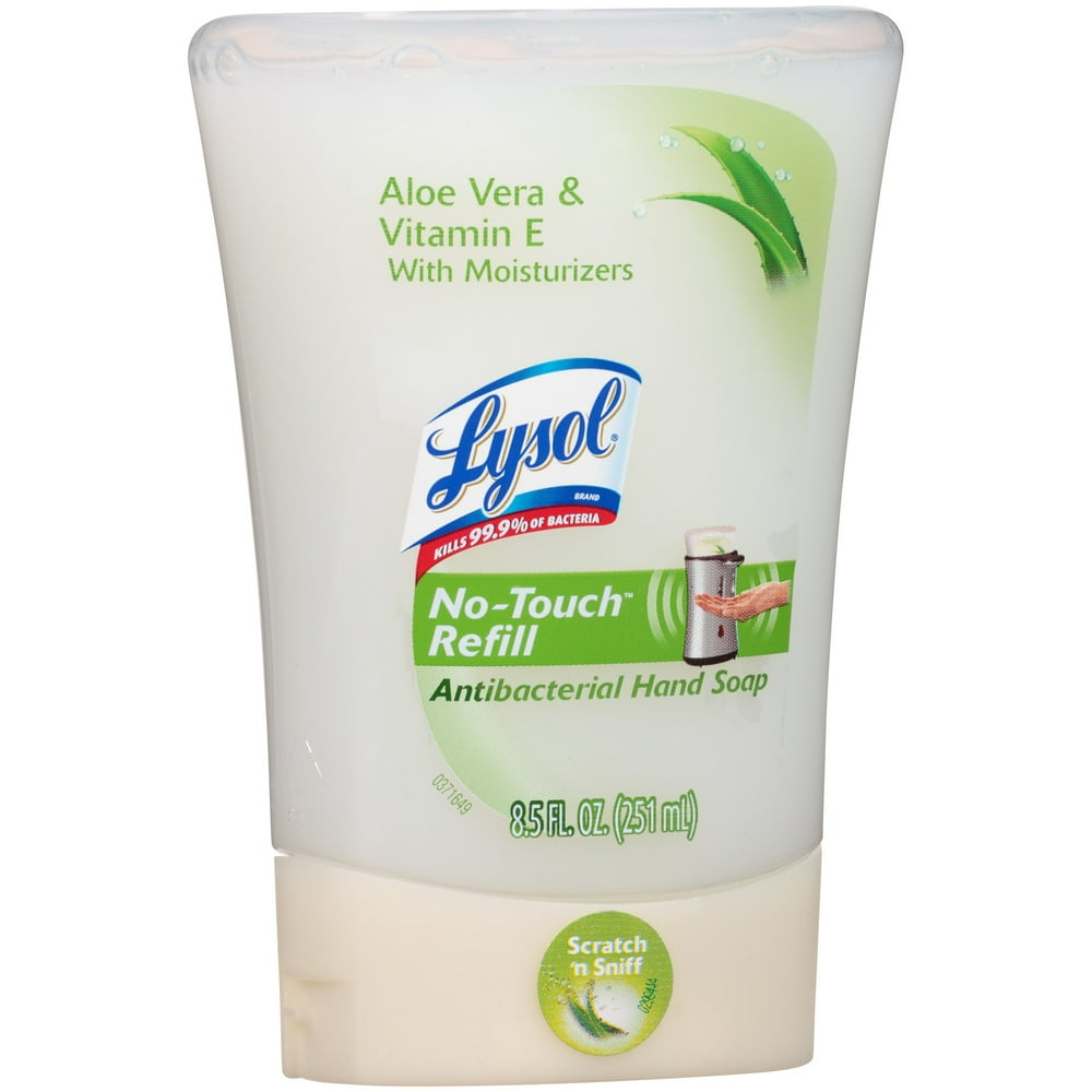 Lysol No Touch Hand Soap Refill, Aloe Vera & Vitamin E, 8.5 Fl Oz