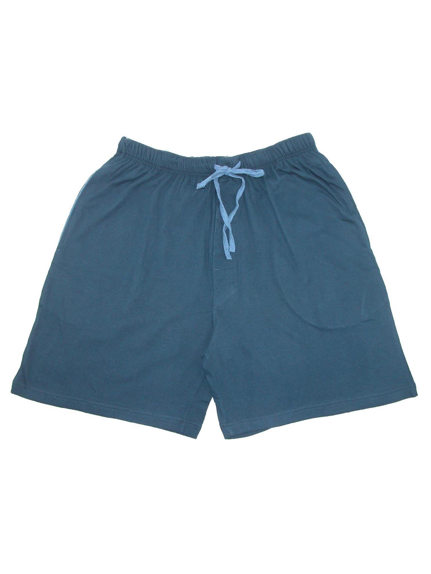 mens jersey knit shorts