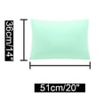 thumbnail image 6 of PiccoCasa 2Pcs Pillowcases 1800 Microfiber Pillowcases with Zipper, King(20"x36"), Brook Green, 6 of 7