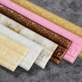 thumbnail image 3 of 2 Roll 90"x 3" Self Adhesive Flexible Foam Molding Trim, 3D Sticky Decorative Wall Lines Wallpaper Border for Home, Office, Hotel DIY Decoration, 3 of 9