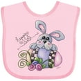 thumbnail image 3 of Inktastic Happy Easter Bunny Rabbit Boys Baby Bib, 3 of 4