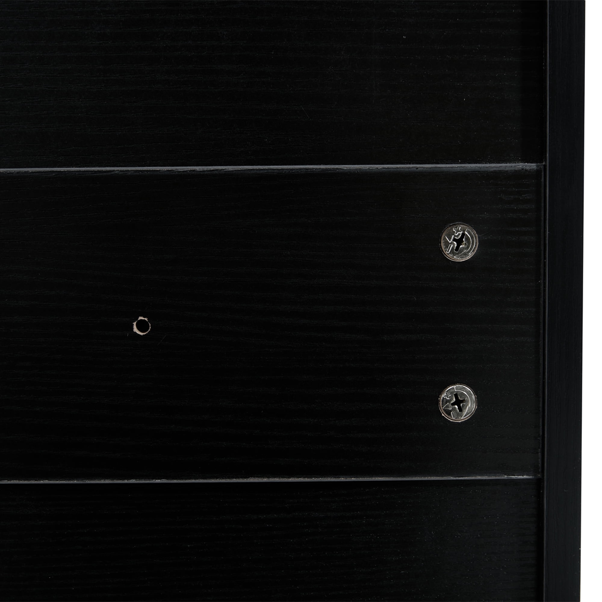 Kadyn 43.30"H Black Shoe Storage Cabinet, Freestanding Shoe Rack Shoe Cupboard Organizer for Entryway with Metal Leg