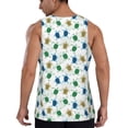 thumbnail image 3 of Easygdp Cute Turtle Men's Tank Top, Sleeveless Muscle T Shirts, Breathable, Quick-Dry, Loose for Gym, Running, Fitness - Large, 3 of 9