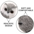 thumbnail image 4 of ColoMX 2 piezas de búho de peluche de aventura, juguete de búho de peluche, decoración de habitación para niños y niñas, regalo para niños y mujeres, color gris, 4 of 8