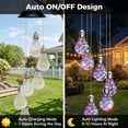 thumbnail image 6 of DAYBETTER Solar Wind Chimes for Outside, Multi Color Bulb Wind Chimes, Waterproof Outdoor Decorative Lights, for Garden, Patio, Backyard, Window Decors, 6 of 7