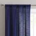 thumbnail image 6 of Brielle Home Clarke 100% Cotton Window Curtain Panel-Pack of Two, 6 of 10