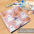 thumbnail image 4 of FORMRS 3 Ring Photo Album 4"x6" Self Adhesive Large Capacity PU Leather Cover, Cartoon Halloween Ghosts, 4 of 8