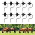 thumbnail image 4 of Electric Fence Insulator, Screw in Insulator 10 Pack High Strength  for Fixing on Wooden Stakes, 4 of 8