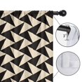 thumbnail image 4 of Blackout Kids Curtains,Black Beige Chevron Pattern Childrens Insulated Curtains Set Of 2,Bedroom Essentials,Toddler Room Decor 42"x84", 4 of 5