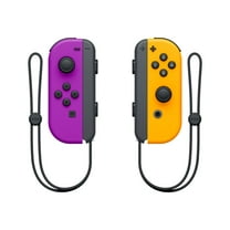NINTENDO Joy-Con (L)/(R) - Gamepad - wireless - neon orange, neon purple (pack of 2) - for Nintendo Switch