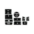 thumbnail image 3 of Ana Black Gear Shift Switch Button Guard Cover Decal For Honda for Accord 2018-21, 3 of 9
