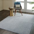 thumbnail image 4 of Nourison Urban Chic URC04 Light Blue/Cream Indoor Area Rug - 4' x 6', 4 of 9