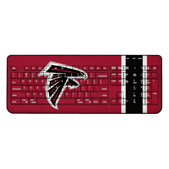 Atlanta Falcons Stripe Wireless Keyboard