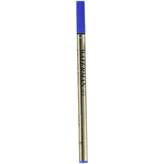 Waterman Pen Company : Rollerball Pen Refill, Fine Point, Blue Ink -:- Sold as 2 Packs of - 1 - / - Total of 2 Each