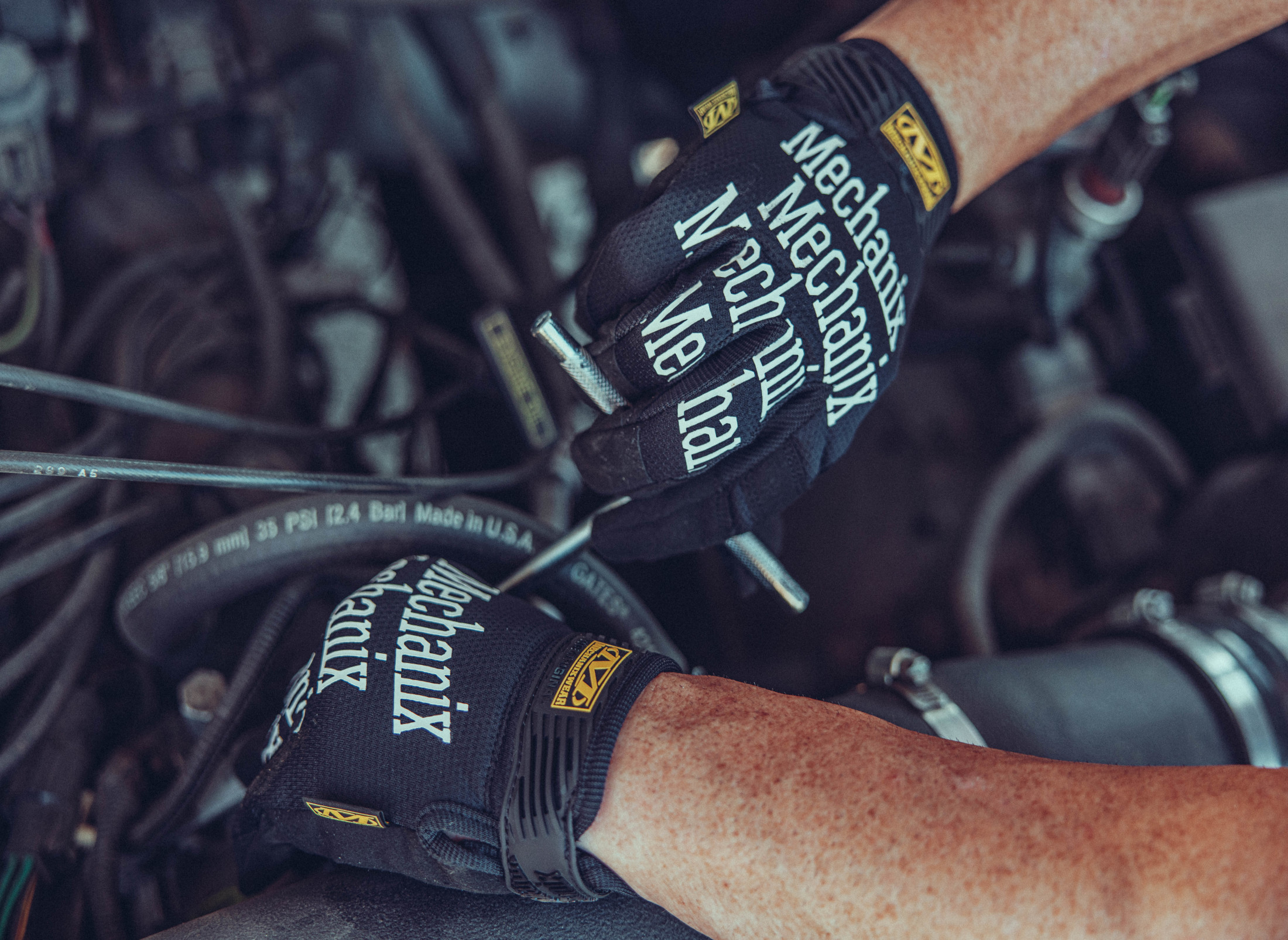 Mechanix Wear Original Work Gloves, Black, Large photo 4