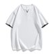thumbnail image 1 of pstuiky Mangas cortas para hombre, Camisa informal de manga corta con solapa y botones sólidos para hombre camisas casuales para hombre l, 1 of 6
