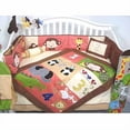 thumbnail image 3 of SoHo 1234 Jungle Friends Baby Crib Nursery Bedding Set 13 pcs included Diaper Bag with Changing Pad & Bottle Case, 3 of 6