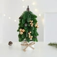 thumbnail image 2 of putnchl Christmas Decorations: Desktop Christmas Tree, Small Potted Plant, Nobetasone For The Living Room., 2 of 5