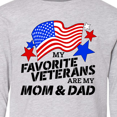 thumbnail image 4 of Inktastic My Favorite Veterans Are My Mom and Dad Long Sleeve Youth T-Shirt, 4 of 5