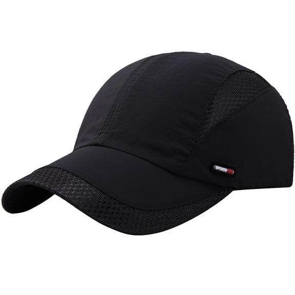 XDIAHBPL Baseball Caps Sun Hats For Women Men Adjustable Baseball Sunscreen Snapback Hip-Hop Unisex Cap Black