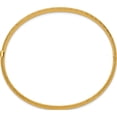 thumbnail image 2 of 10K Yellow Gold 3/16 Textured Hinged Bangle (Width 4.75) (Length 7.5) - Jbsp, 2 of 5