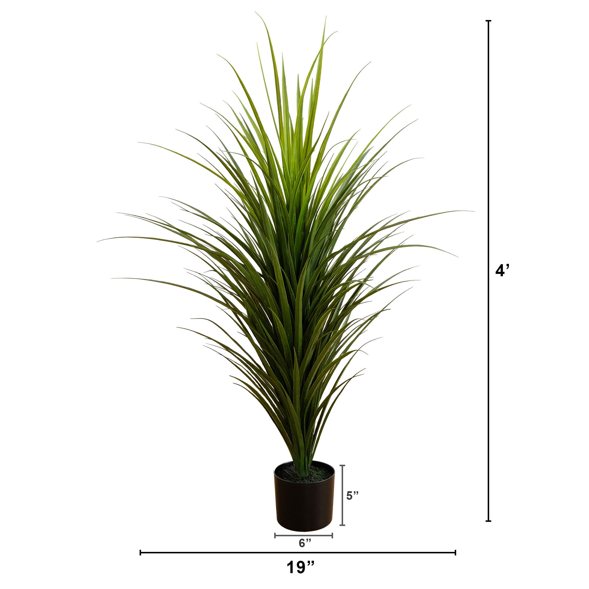 Nearly Natural 4ft. UV Resistant Artificial Grass Plant (Indoor/Outdoor)