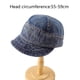 thumbnail image 2 of Sombrero de pescador de mezclilla, sombreros para mujeres, gorras de vendedor de periódicos para mujeres, boina para damas de moda, gorras de vendedor de periódicos para mujeres negras,, 2 of 6