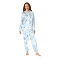 thumbnail image 4 of joogoo Cherry Blossom Blue Unisex Adults Onesies Pajamas Jumpsuits L, 4 of 7