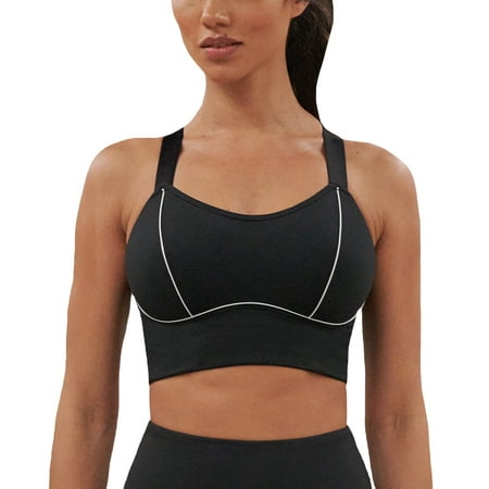 

Pour Moi Energy Pulse Longline Underwire Light Padded Sports Bra (97012) 32F Black/White