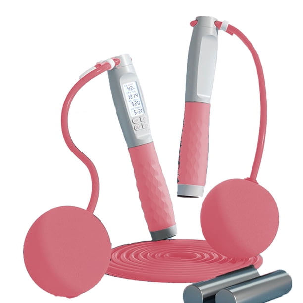Cuerda de saltar de fitness con entrenamiento de contador ajustable para entrenamiento de fitness en interiores y exteriores Ormromra CPB-DE-SSW807-4