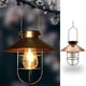 thumbnail image 1 of Linterna colgante solar con gancho, luz solar LED vintage con blanco cálido, jaula de acero, resistente al agua, para jardín, patio, valla, decoración - Bronce ACTIVE Biensenido a ACTIVE, 1 of 2